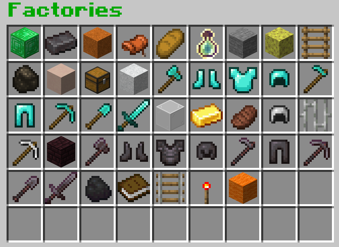 Factories Gui